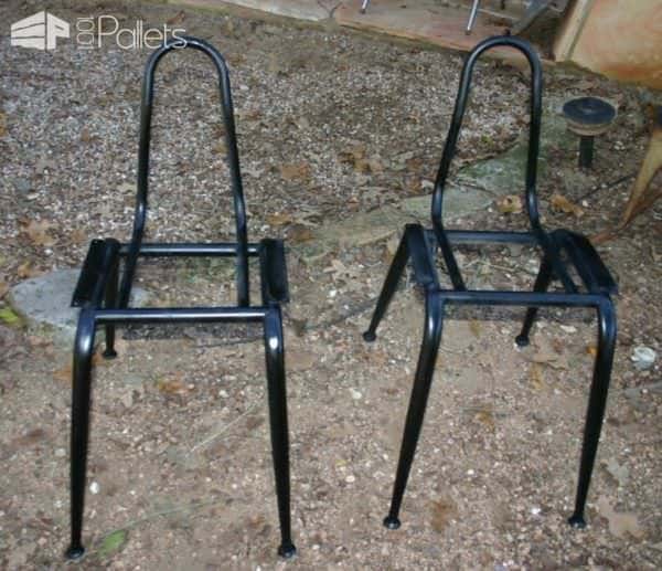 Reused Furniture how i reused pallet boards to refurbish vintage school chairs Reused Furniture how i reused pallet boards to refurbish vintage school chairs
