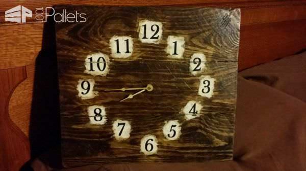 From One Old Pallet To Four Clocks Pallet Clocks Pallet Home Accessories From One Old Pallet To Four Clocks Pallet Clocks Pallet Home Accessories
