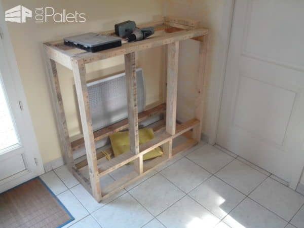 Meuble De Rangement / Pallet Enclosed Cabinet Pallet Cabinets & Wardrobes Meuble De Rangement / Pallet Enclosed Cabinet Pallet Cabinets & Wardrobes