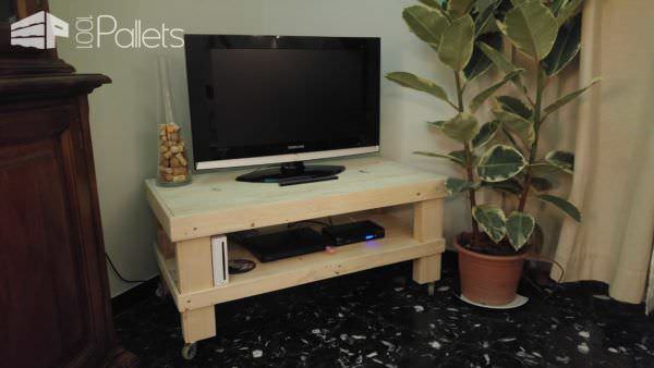 Tv Stand Out of 2 Pallets Pallet TV Stand & Rack 1001pallets.com-home-theatre4