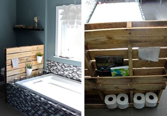 17 Pallet Projects You Can Make for Your Bathroom1