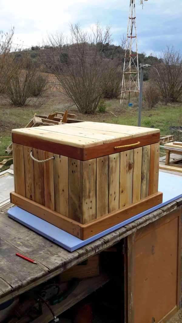 Pallet Chest/Seat Pallet Boxes & Chests Pallet Chest/Seat Pallet Boxes & Chests