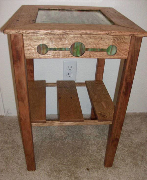 Mission Style Nightstand Pallet Desks & Pallet Tables Mission Style Nightstand Pallet Desks & Pallet Tables