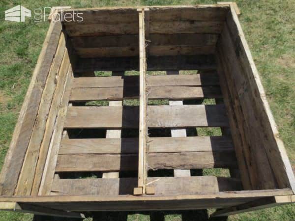 Pallet Planter to Avoid Backaches Pallet Planters & Compost Bins 