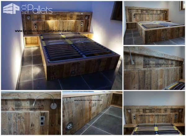 62 Creative Recycled Pallet Beds You’ll Never Want To Leave! Pallet Beds, Pallet Headboards & Frames 