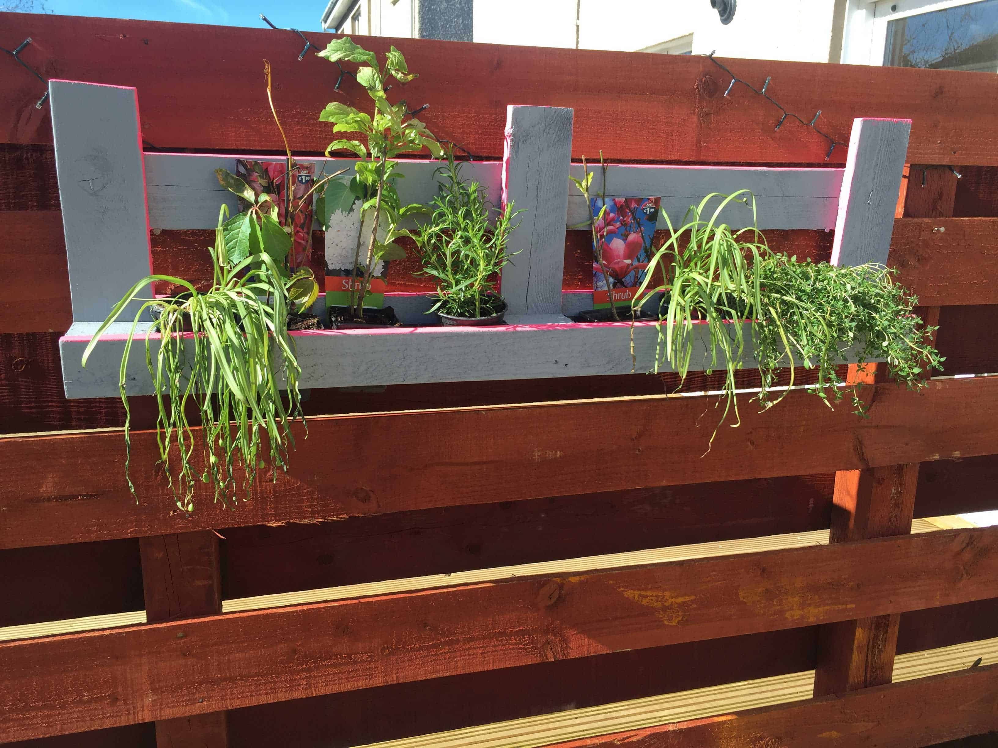 My First Attempt for a Hanging Pallet Planter • 1001 Pallets