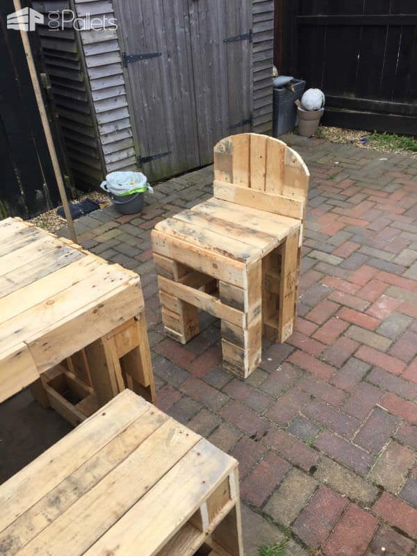 Patio Table & Bench Seats Pallet Benches, Pallet Chairs & Stools 