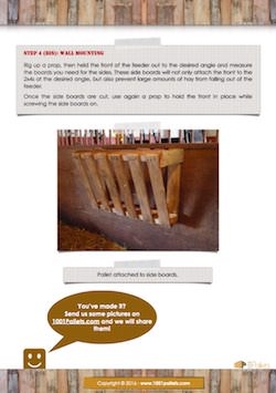 Easy Pallet Hay Feeder English Tutorials Garden Easy Pallet Hay Feeder English Tutorials Garden