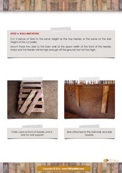 Easy Pallet Hay Feeder English Tutorials Garden Easy Pallet Hay Feeder English Tutorials Garden