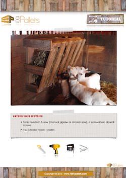 Easy Pallet Hay Feeder English Tutorials Garden Easy Pallet Hay Feeder English Tutorials Garden
