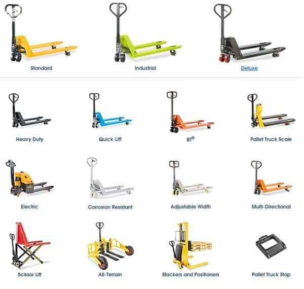 pallet jack types