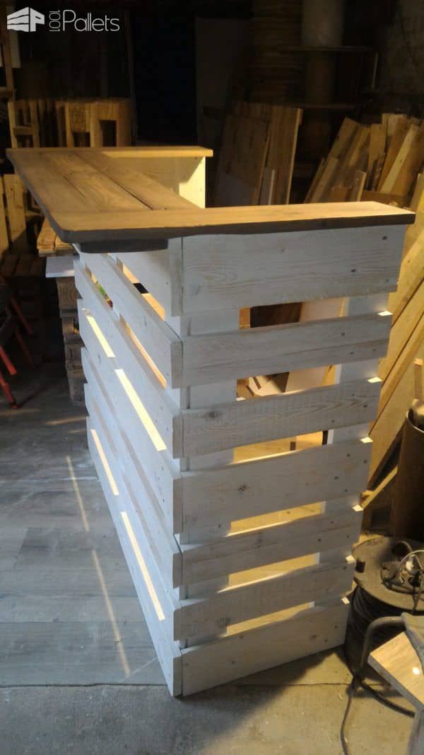 Pallet Console Bar DIY Pallet Bars Jpeg