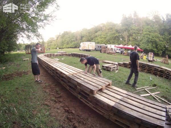 Pallet Stage Made From 600 Pallets @ Back to the Woods #3 Other Pallet Projects DCIM100MEDIA