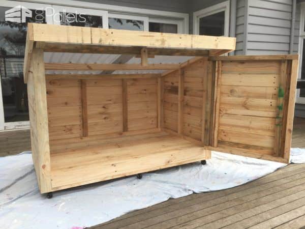 Roomy Pallet Dog Kennel Animal Pallet Houses & Pallet Supplies 
