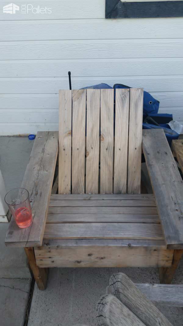 Pallet Adirondack Chair Set • 1001 Pallets