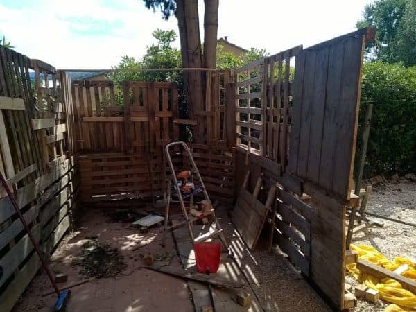 Pallet Motorcycle Garage/Tool Storage Shed • 1001 Pallets