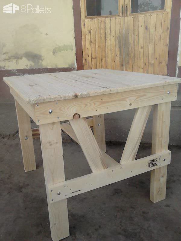 Pallet Wood Garden Dining Set 3