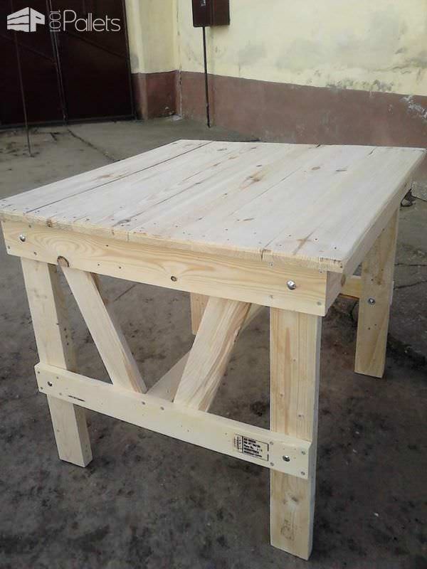 Pallet Wood Garden Dining Set 4