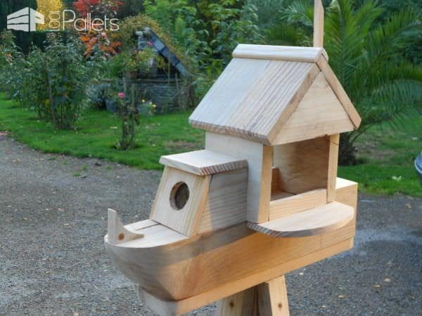 Adorable Pallet Birdhouses Plus Birdfeeders Animal Pallet Houses & Pallet Supplies 