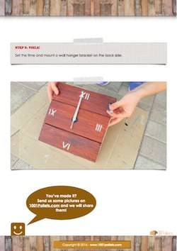 Simple Pallet Wall Clock English Tutorials Home décor Simple Pallet Wall Clock English Tutorials Home décor