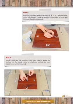 Simple Pallet Wall Clock English Tutorials Home décor Simple Pallet Wall Clock English Tutorials Home décor