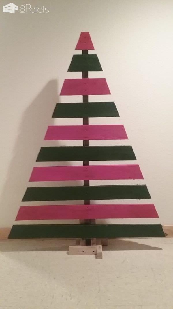 Easy Pallet Christmas Tree2