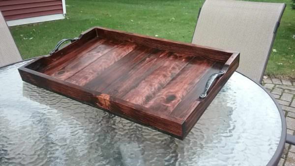 Pallet Wood Serving Tray1