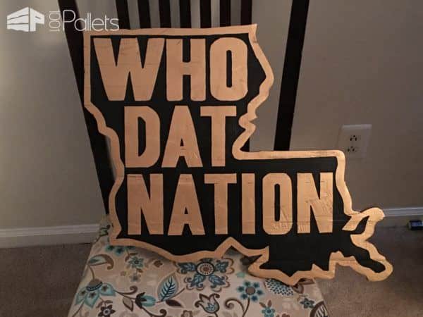 Who Dat Nation Pallet Wall Art1