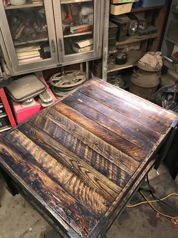 Rough-finished Chunky Pallet Coffee Table Pallet Coffee Tables 