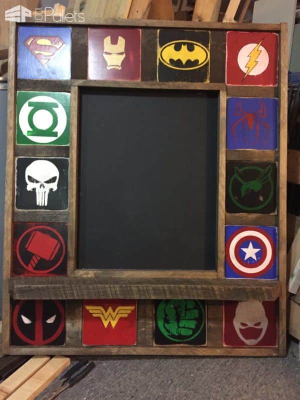 Stupendous Pallet Wood Superhero Chalkboard Pallet Home Accessories Stupendous Pallet Wood Superhero Chalkboard Pallet Home Accessories