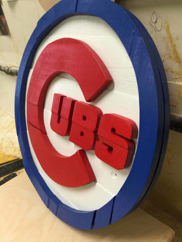 Pallet Baseball Logo Wall Art2