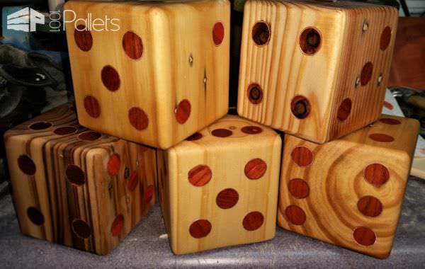 Yardzee Pallet Dice Set1