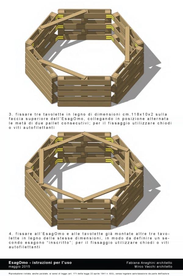 A Pallet Module For Exhibitions (Esagomo) English Tutorials A Pallet Module For Exhibitions (Esagomo) English Tutorials