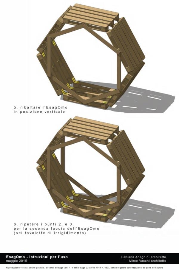 A Pallet Module For Exhibitions (Esagomo) English Tutorials A Pallet Module For Exhibitions (Esagomo) English Tutorials