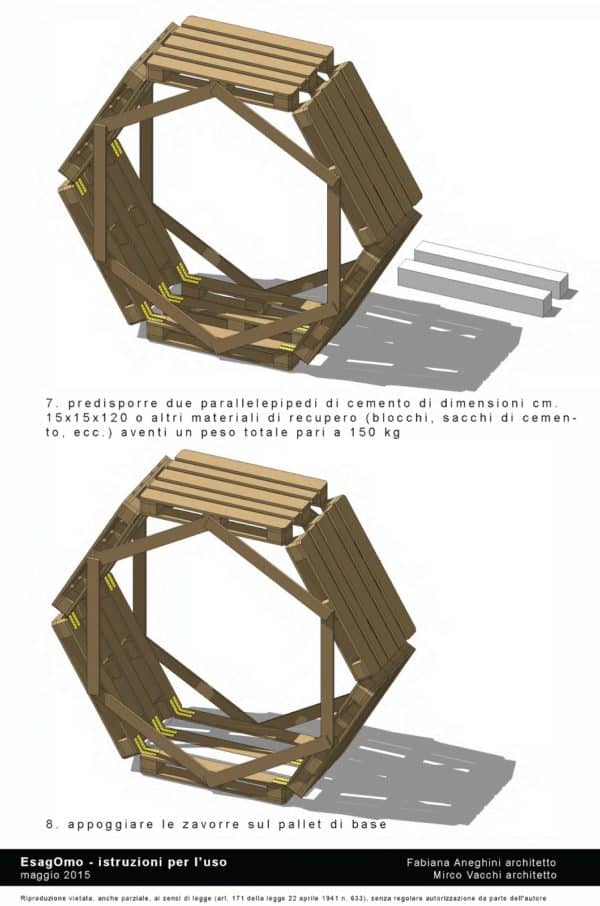 A Pallet Module For Exhibitions (Esagomo) English Tutorials A Pallet Module For Exhibitions (Esagomo) English Tutorials