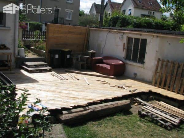 Terrasse En Palettes Recyclées Garden Tutoriels Français Terrasse En Palettes Recyclées Garden Tutoriels Français