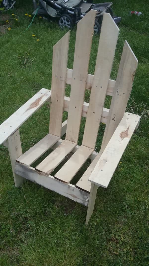 2 Hour Easy Pallet Outdoor Chair 1001 Pallets