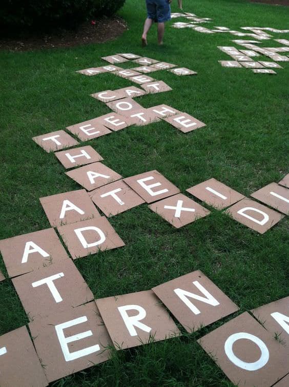 Kid-friendly Pallet Projects like pallet scrabble are brilliant for the whole family while being educational too.