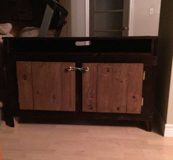Shoshoban-style Pallet Wood Entertainment Unit Pallet Cabinets & Wardrobes Pallet TV Stands & Racks Shoshoban-style Pallet Wood Entertainment Unit Pallet Cabinets & Wardrobes Pallet TV Stands & Racks