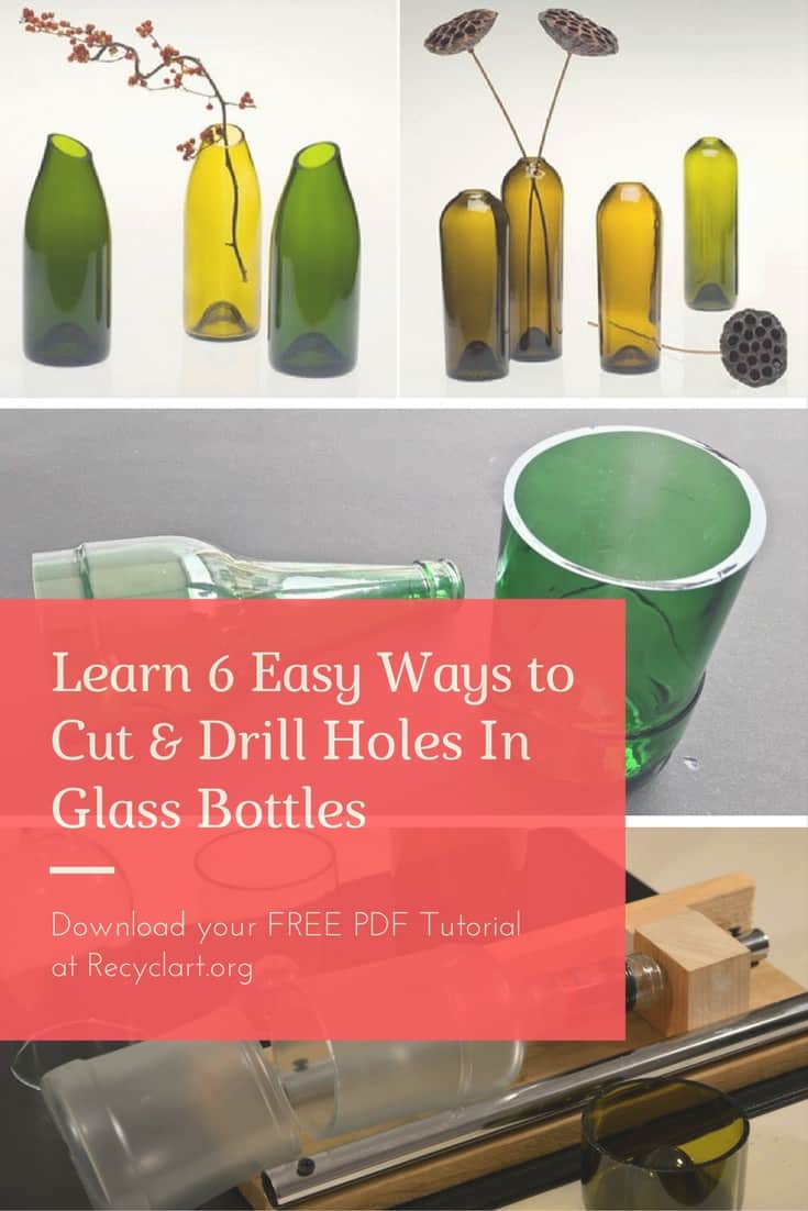 6 Easy Ways To Cut & Drill Holes In Glass Bottles • 1001 Pallets