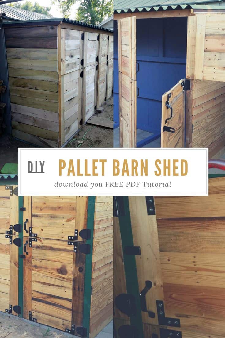 diy pdf tutorial pallet barn shed • 1001 pallets • free