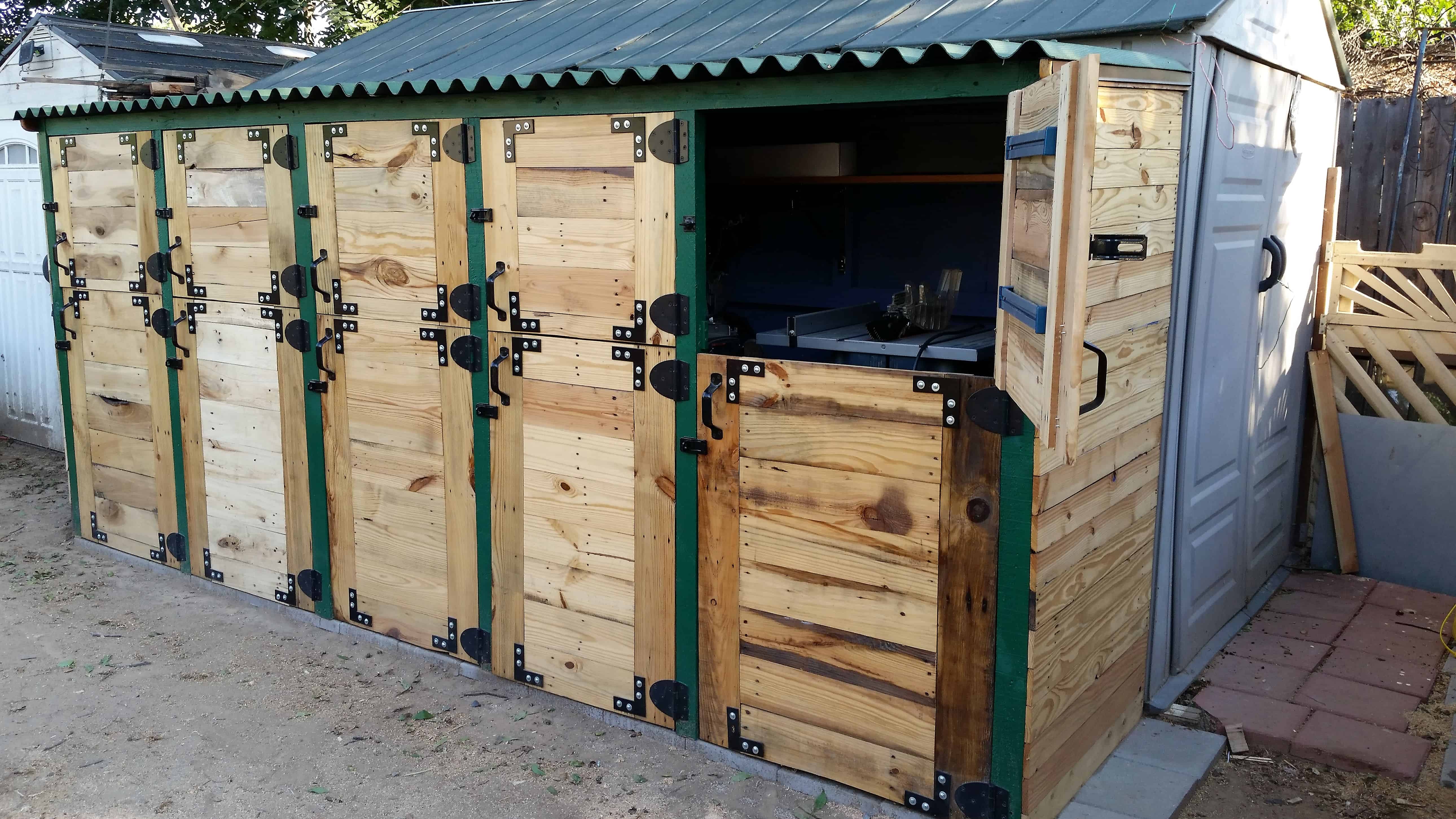 DIY PDF Tutorial Pallet Barn Shed • 1001 Pallets • FREE 