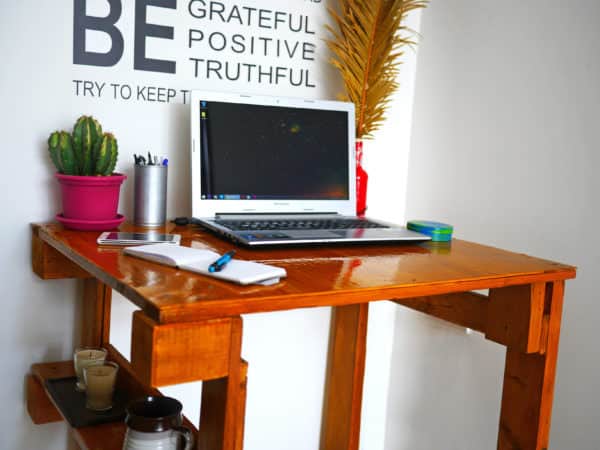 Easy Pallet Desk English Tutorials Furniture Easy Pallet Desk English Tutorials Furniture