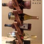 Modern Twist Wall-mount Wine Rack Made Using Pallets Pallet Home Accessories Pallet Shelves & Pallet Coat Hangers 