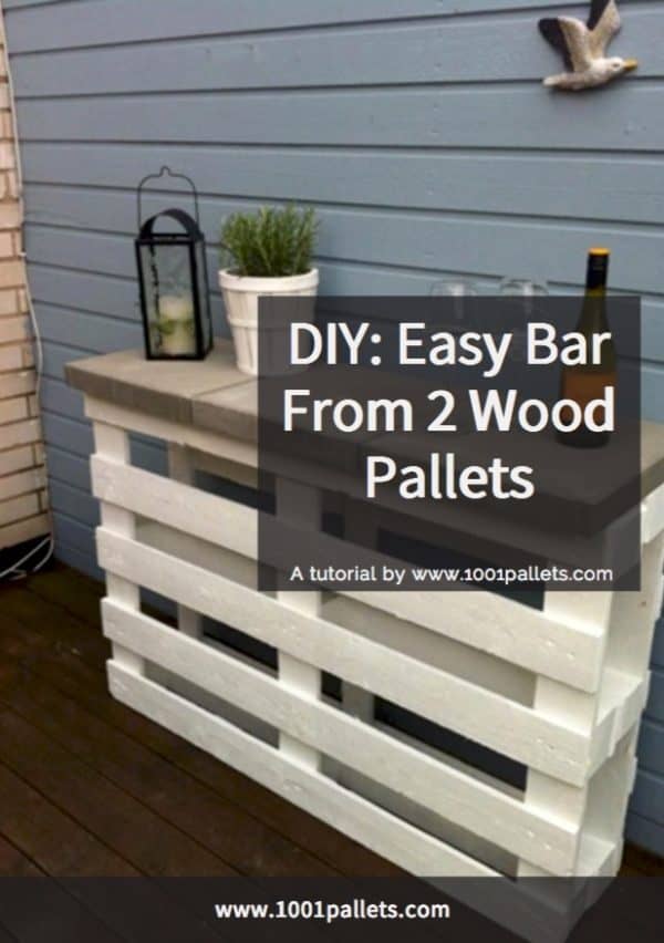 DIY Easy Pallet Bar Plans English Tutorials Furniture DIY Easy Pallet Bar Plans English Tutorials Furniture