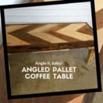 Awesome Angled Coffee Table Made Using 2 Pallets! Pallet Coffee Tables Awesome Angled Coffee Table Made Using 2 Pallets! Pallet Coffee Tables
