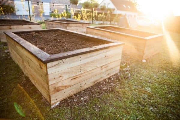 Square-foot Planter Beds make gardening quite efficient.