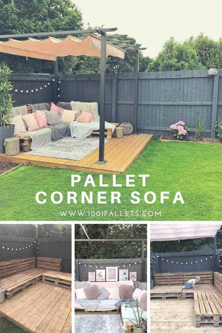 Easy Pallet Corner Sofa 1001 Pallets