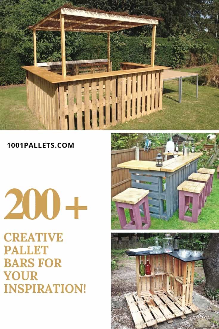 Pallet Bar Hundreds Of Bar Ideas Made Out Of Pallets 1001 Pallets