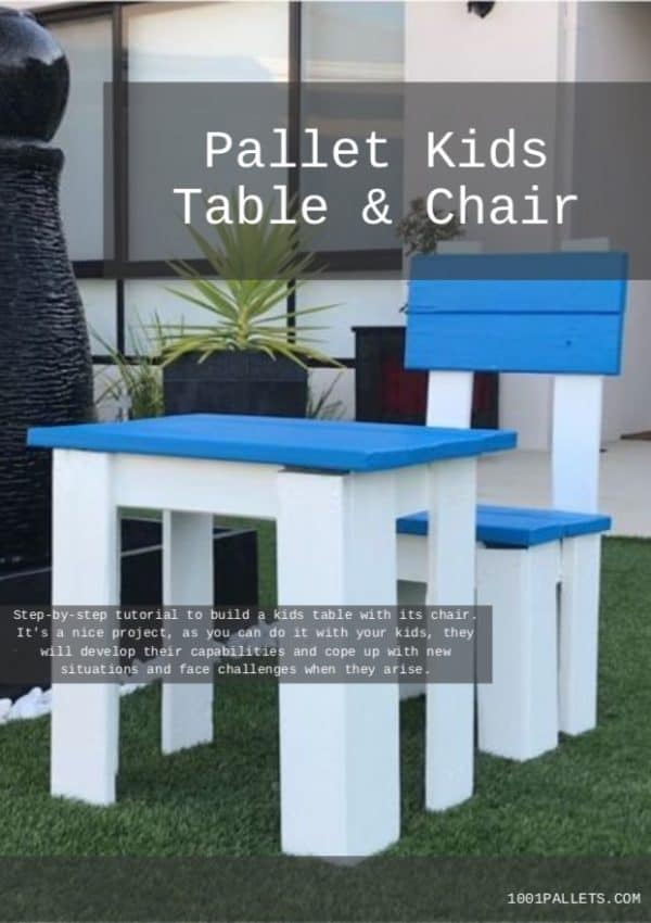 Pallet Kids Table & Chair English Tutorials Furniture Pallet Kids Table & Chair English Tutorials Furniture